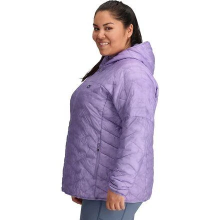 商品Outdoor Research|SuperStrand LT Plus Size Hooded Jacket - Women's,价格¥951,第3张图片详细描述
