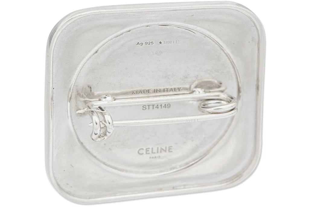 商品Celine|Silver square badge,价格¥1735,第2张图片详细描述