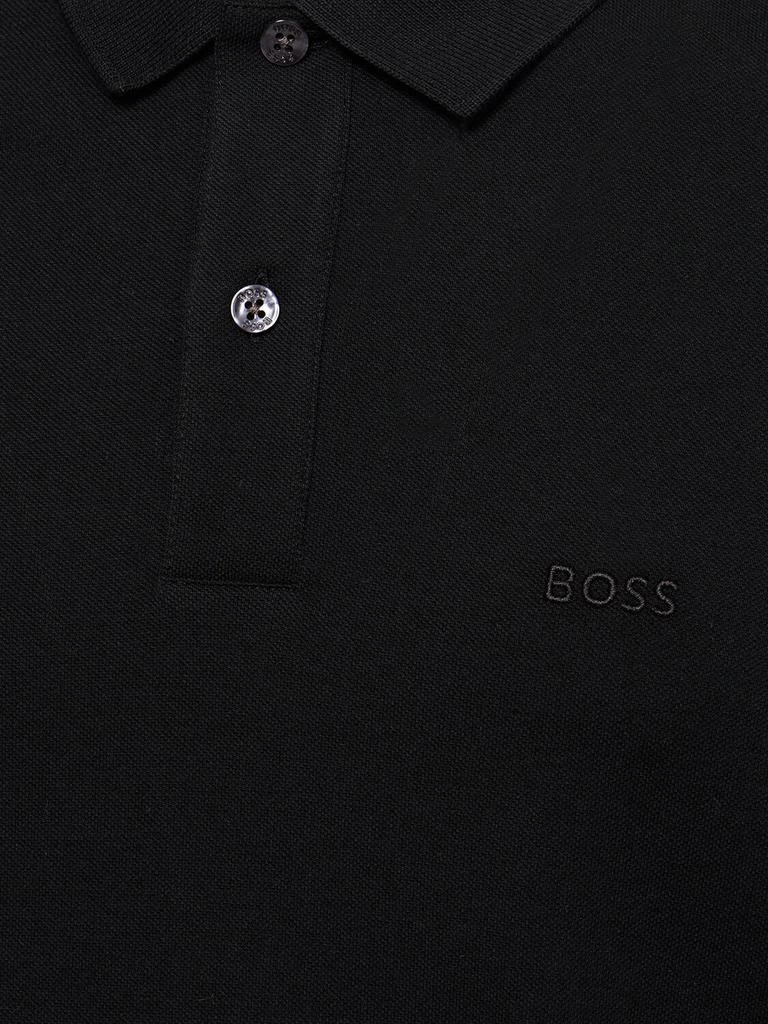 商品Hugo Boss|Pallas Logo Cotton Polo,价格¥704,第3张图片详细描述