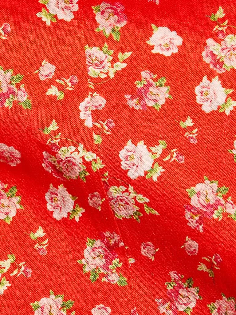 Fleur Linen-Blend Midi Dress 商品