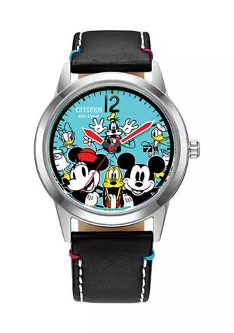 Eco-Drive 40 Millimeter Disney Sensational Six Black Strap Watch商品第1张图片规格展示