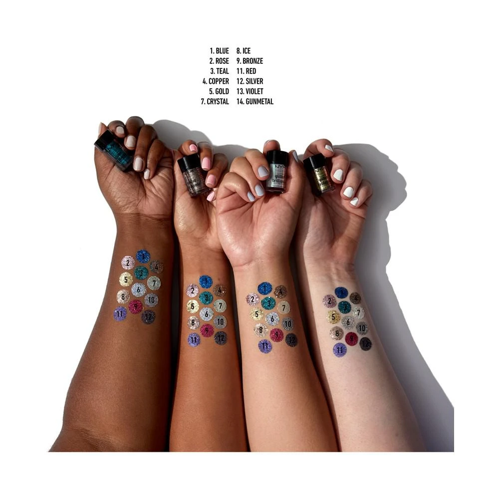 商品NYX Professional Makeup|Face & Body Glitter,价格¥49,第3张图片详细描述