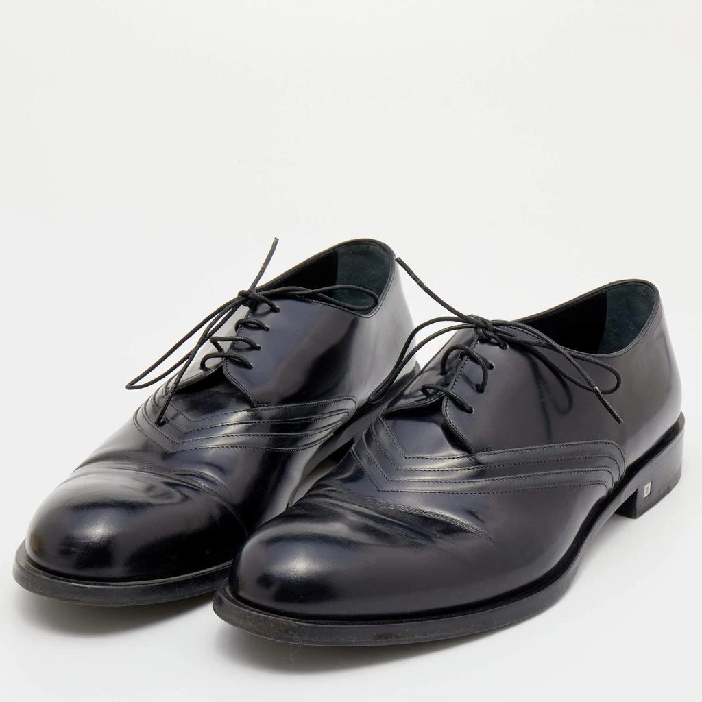 商品[二手商品] Louis Vuitton|Louis Vuitton Black Leather Lace Up Oxford Size 43,价格¥2364,第2张图片详细描述