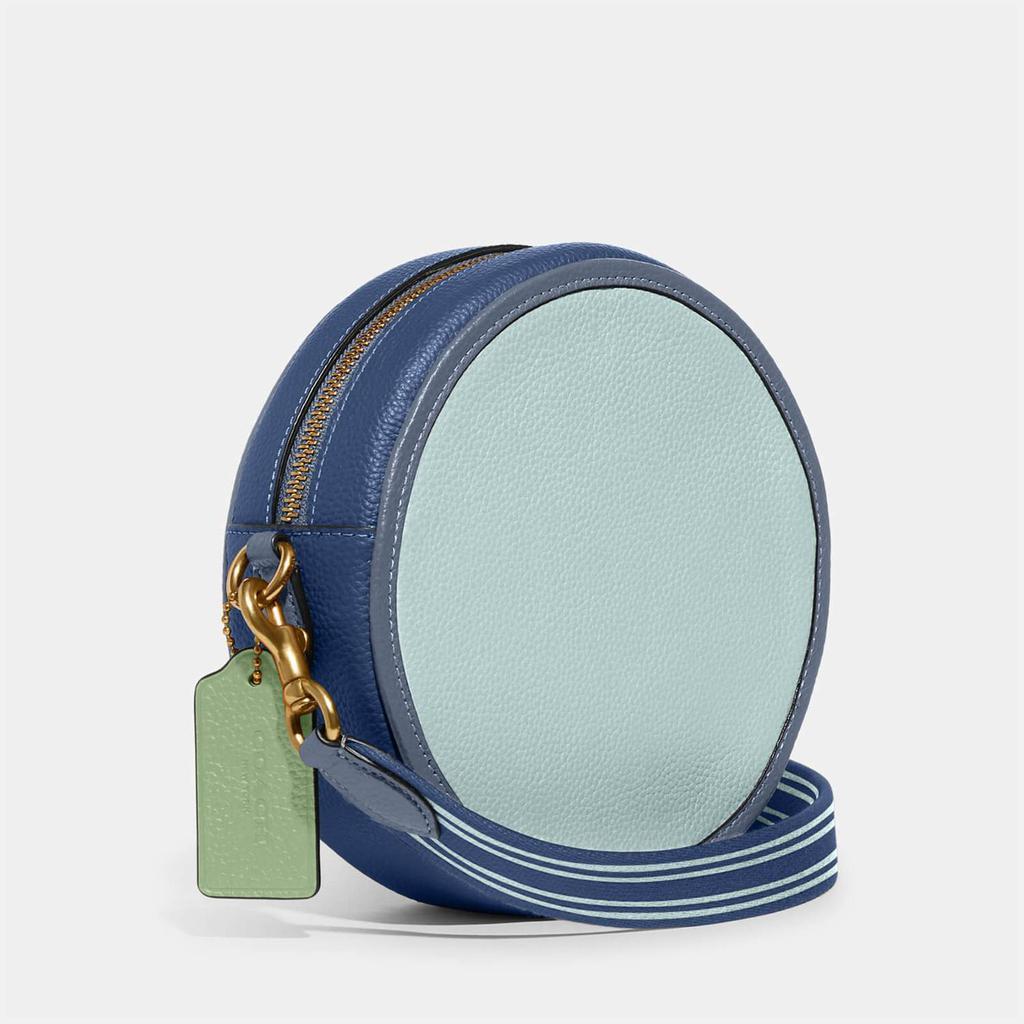 商品Coach|Coach Women's Colorblock Kia Circle Bag - Aqua Multi,价格¥1704,第6张图片详细描述