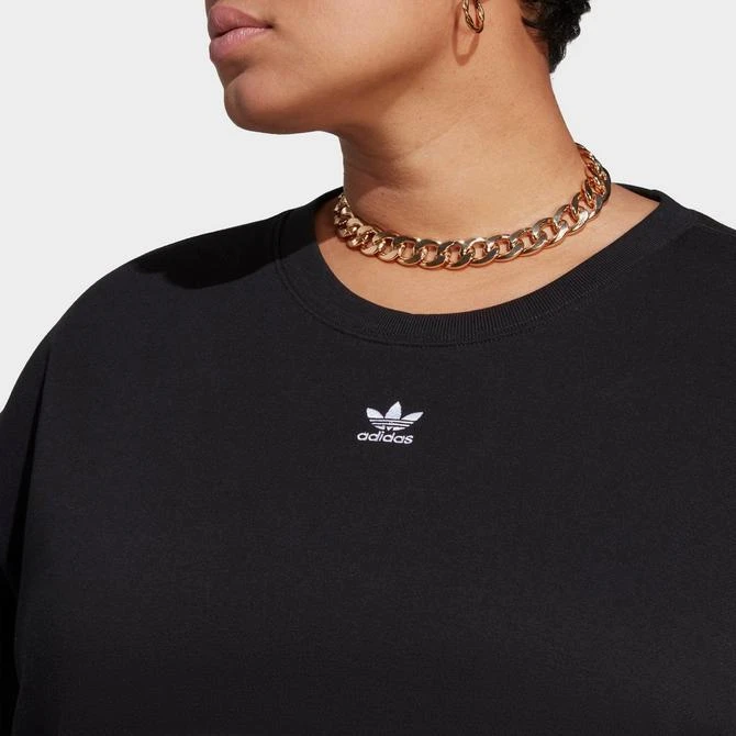 Women's adidas Originals adicolor Essentials Crew Long Sleeve Sweatshirt (Plus Size) 商品