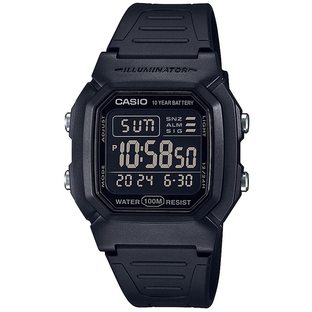 Casio | Men's Digital Blackout Black Resin Strap Watch 36.8mm 160.35元 商品图片