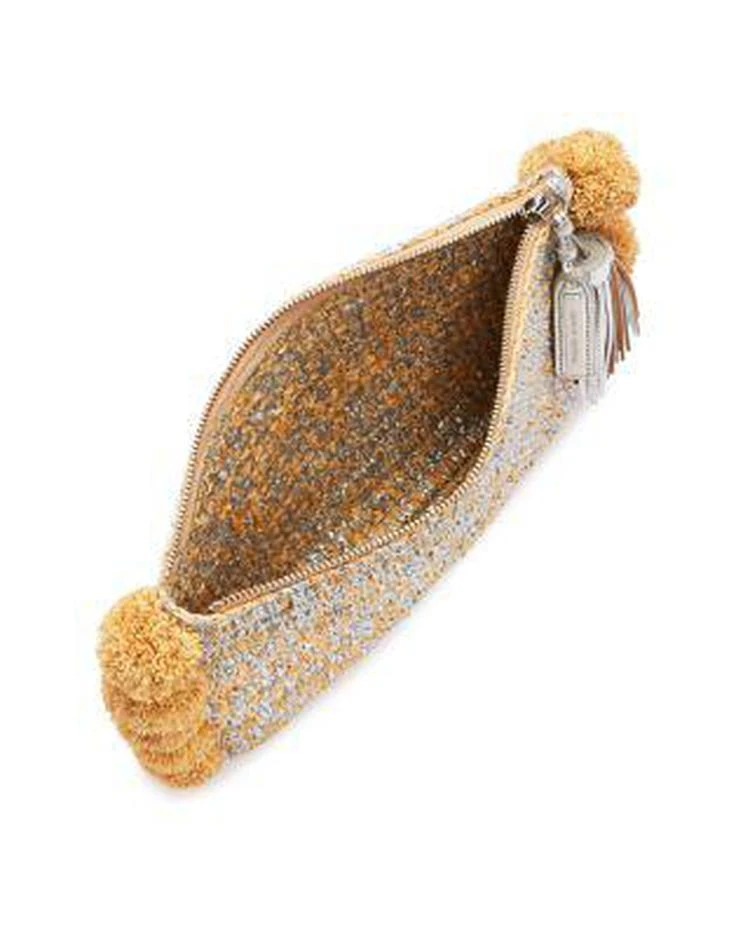 商品Loeffler Randall|Tassel Raffia Pouch - Exclusive ,价格¥930,第5张图片详细描述