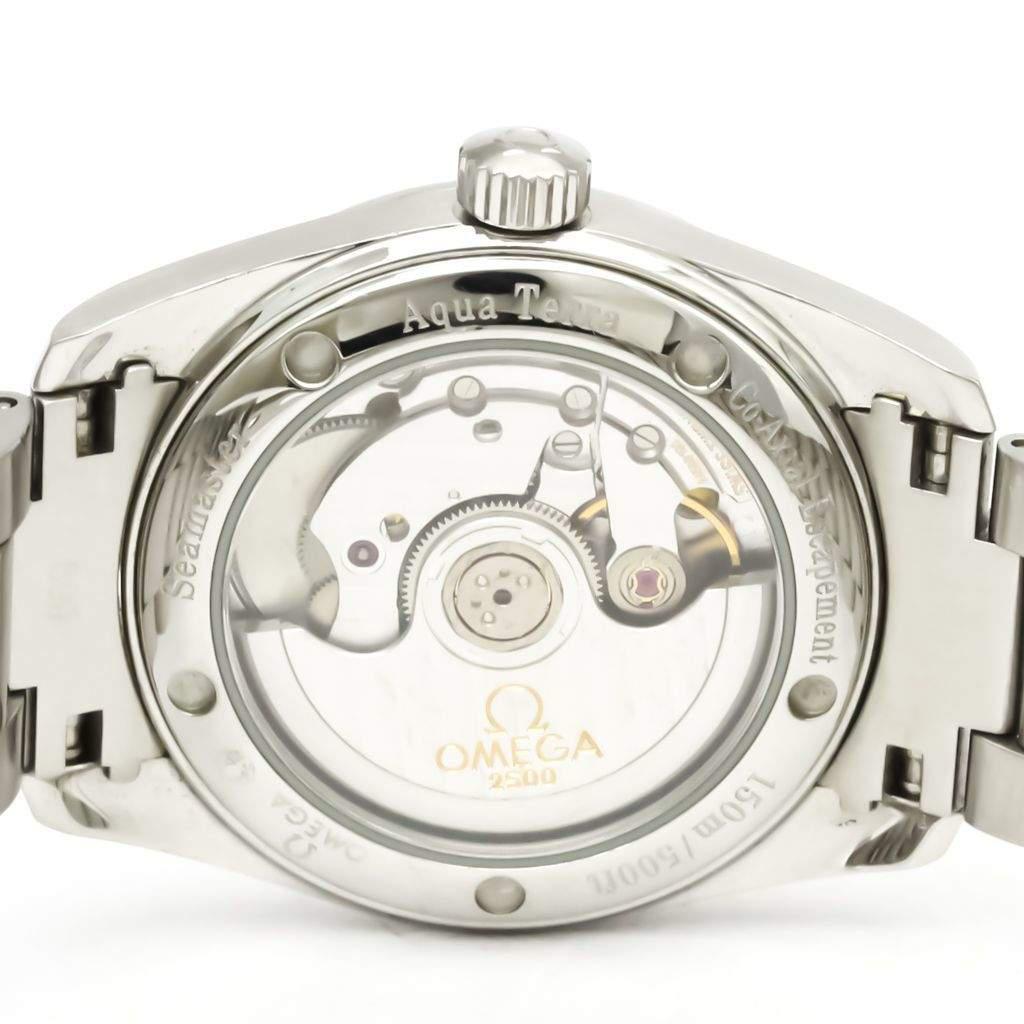 Omega MOP Diamonds Stainless Steel Seamaster Aqua Terra Co-Axial 2509.75 Men's Wristwatch 36 MM商品第3张图片规格展示