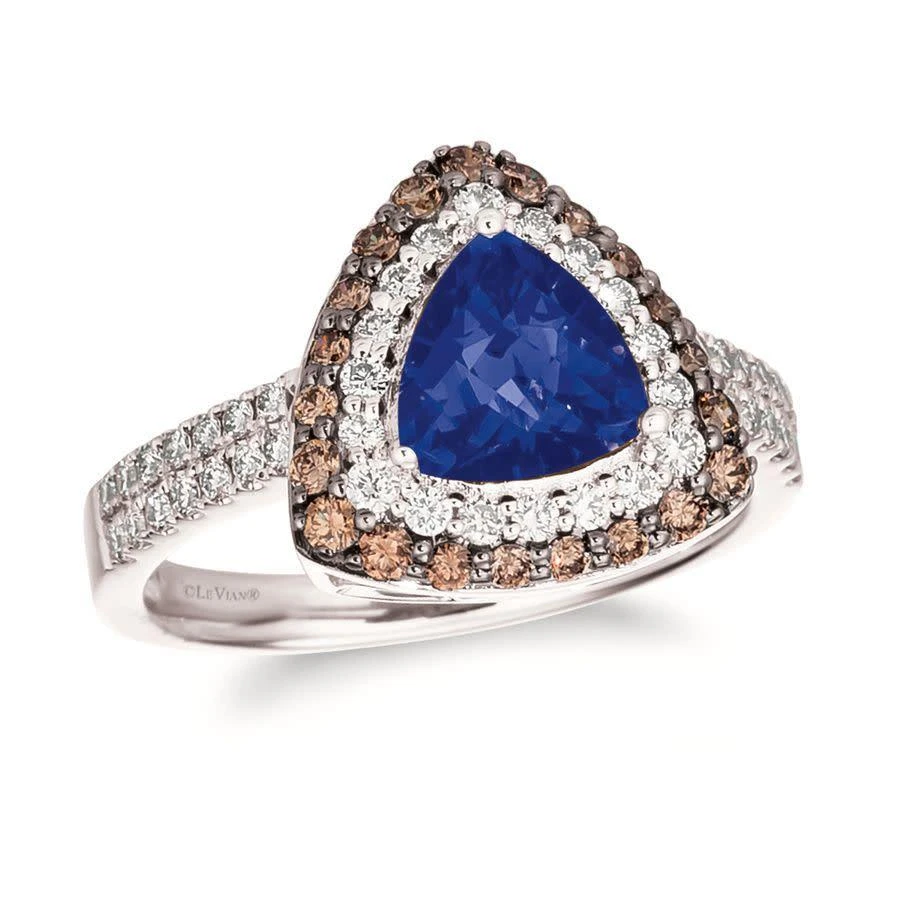商品Le Vian|Ladies Blueberry Tanzanite Rings set in 14K Vanilla Gold,价格¥7996,第1张图片
