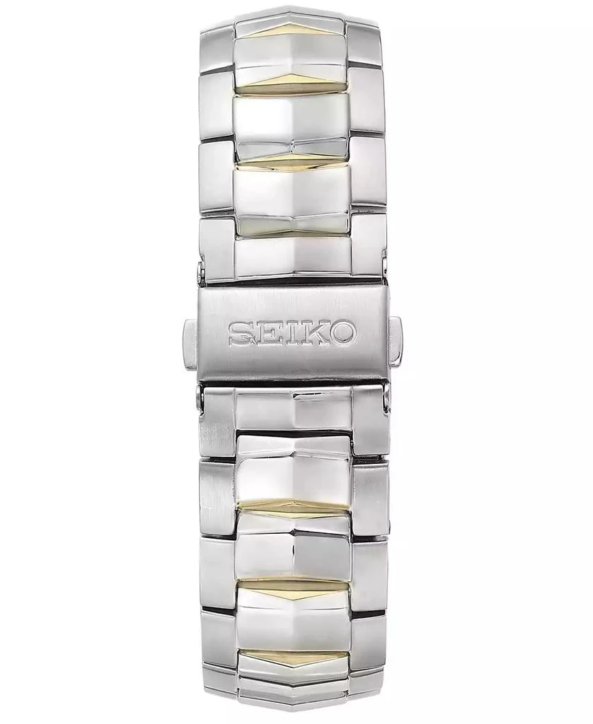 商品Seiko|Men's Solar Chronograph Coutura Two-Tone Stainless Steel Bracelet Watch 44mm SSC376,价格¥3675,第3张图片详细描述
