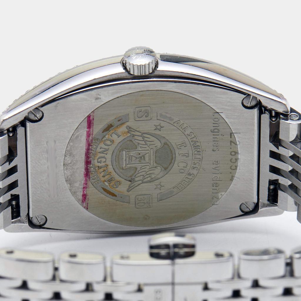 商品[二手商品] Longines|Longines Mother of Pearl Stainless Steel Diamonds Evidenza L2.655.4 Women's Wristwatch 33 mm,价格¥3391,第7张图片详细描述