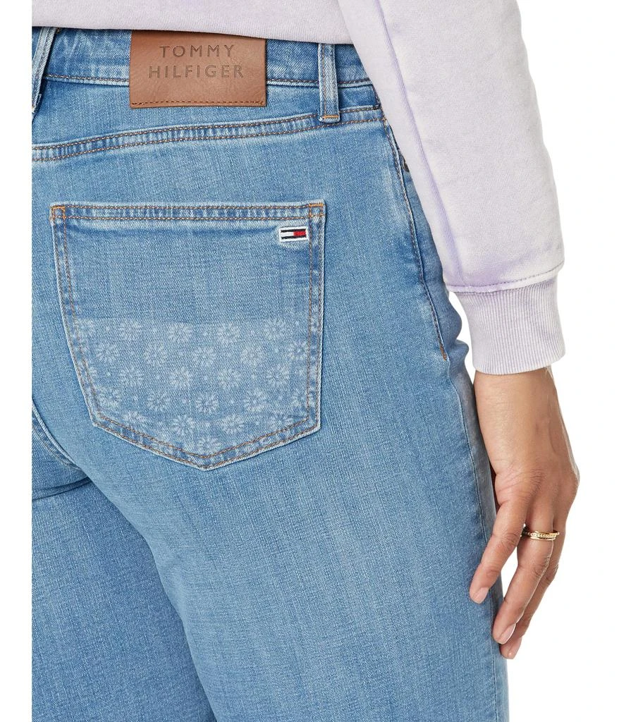 商品Tommy Hilfiger|Julie Patchwork Jeans with Magnetic Fly in Light Wash,价格¥366,第3张图片详细描述