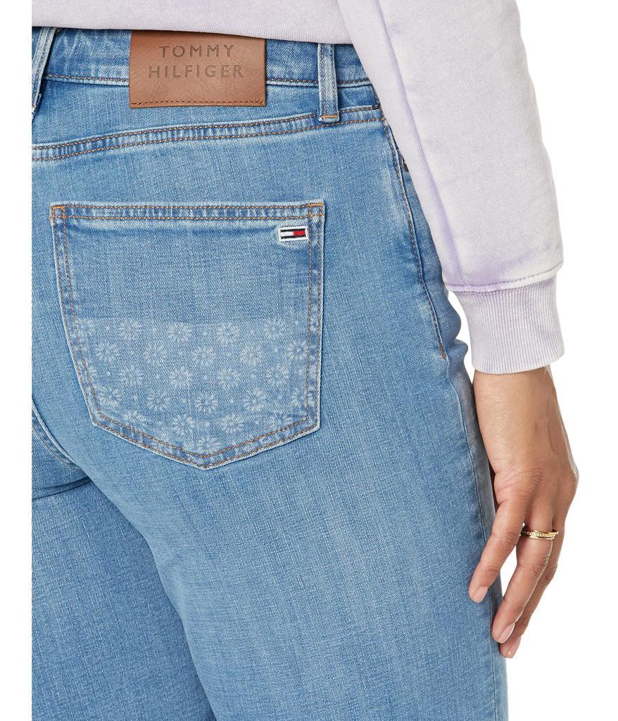 商品Tommy Hilfiger|Julie Patchwork Jeans with Magnetic Fly in Light Wash,价格¥321,第5张图片详细描述