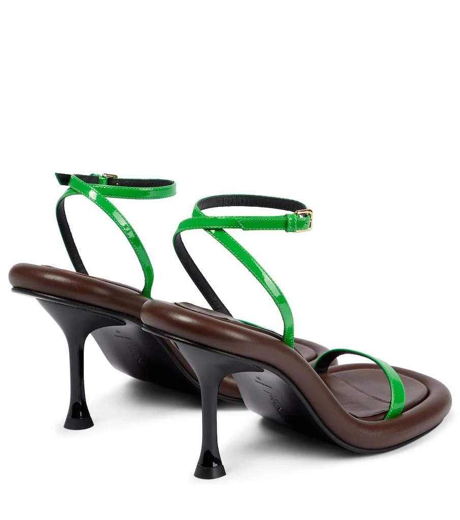 商品JW Anderson|Bumper leather and PVC sandals,价格¥2774,第3张图片详细描述