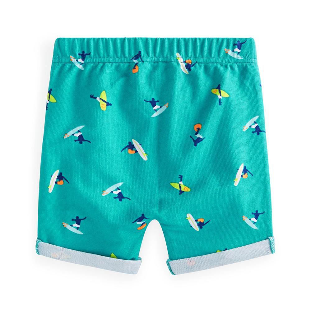 商品First Impressions|Baby Boys Mini Surfer-Print Shorts, Created for Macy's,价格¥28,第4张图片详细描述