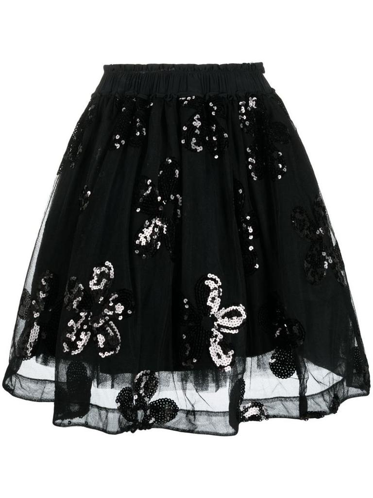 SIMONE ROCHA Layered ruffle tutu skirt商品第1张图片规格展示