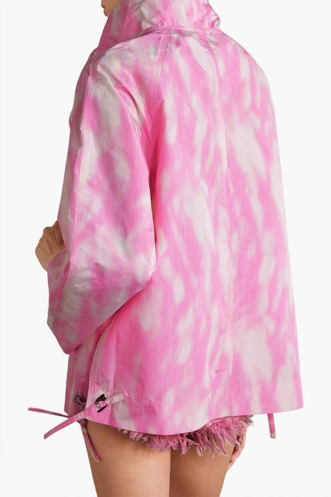 商品Ganni|Tie-dyed shell raincoat,价格¥556,第3张图片详细描述