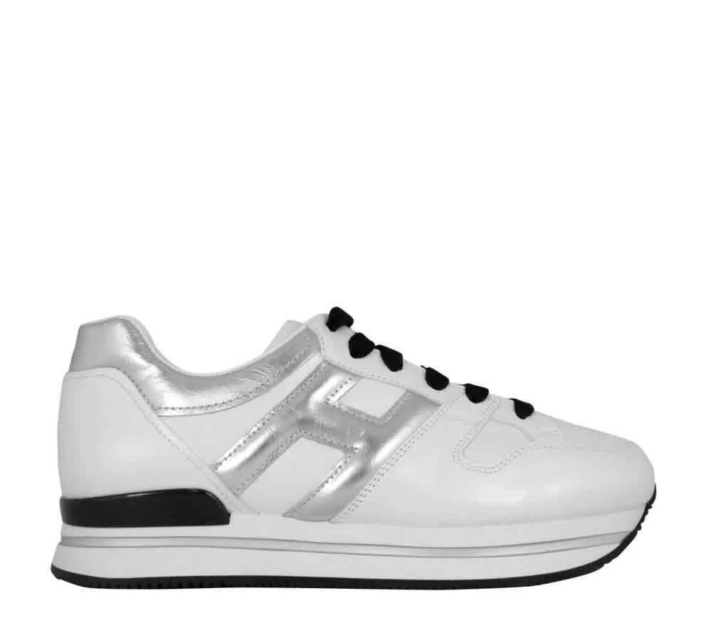 商品hogan|Hogan H222 Lace-up Leather Sneakers, Brand Size 41 (US Size 11),价格¥1179,第1张图片