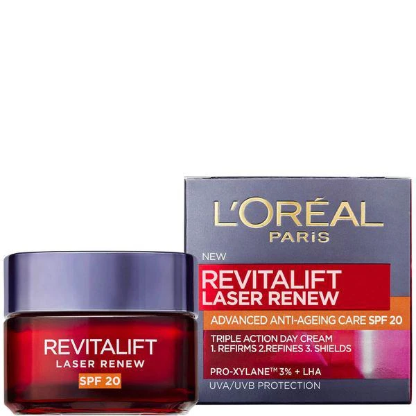 商品L'Oreal Paris|Revitalift Laser Renew 抗老日霜 - SPF20 50ml,价格¥315,第1张图片