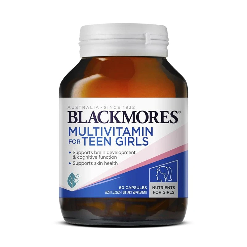 商品[国内直发] Blackmores|澳洲Blackmores青少年多维和健脑营养素（女孩版）60粒,价格¥113,第1张图片