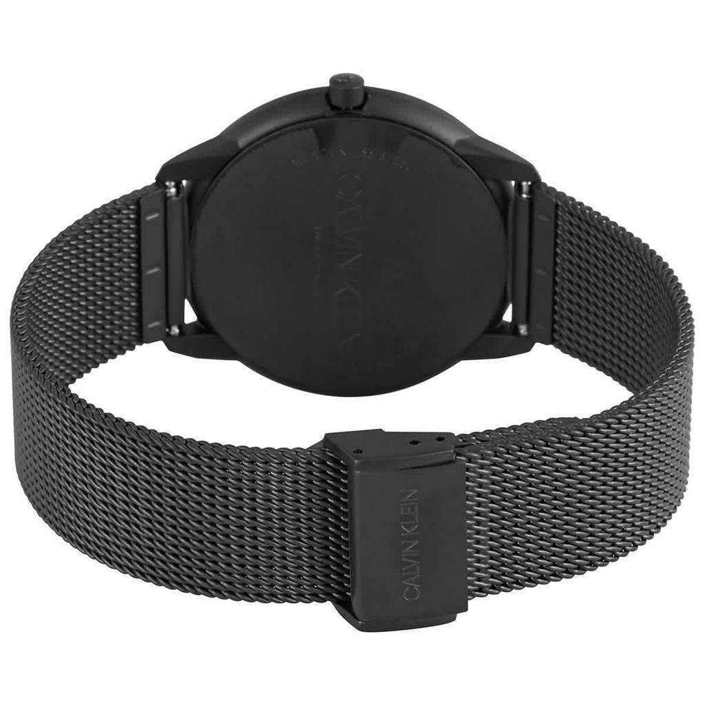 商品Calvin Klein|Calvin Klein Minimal Quartz Black Dial Mens Watch K3M514B1,价格¥335,第5张图片详细描述