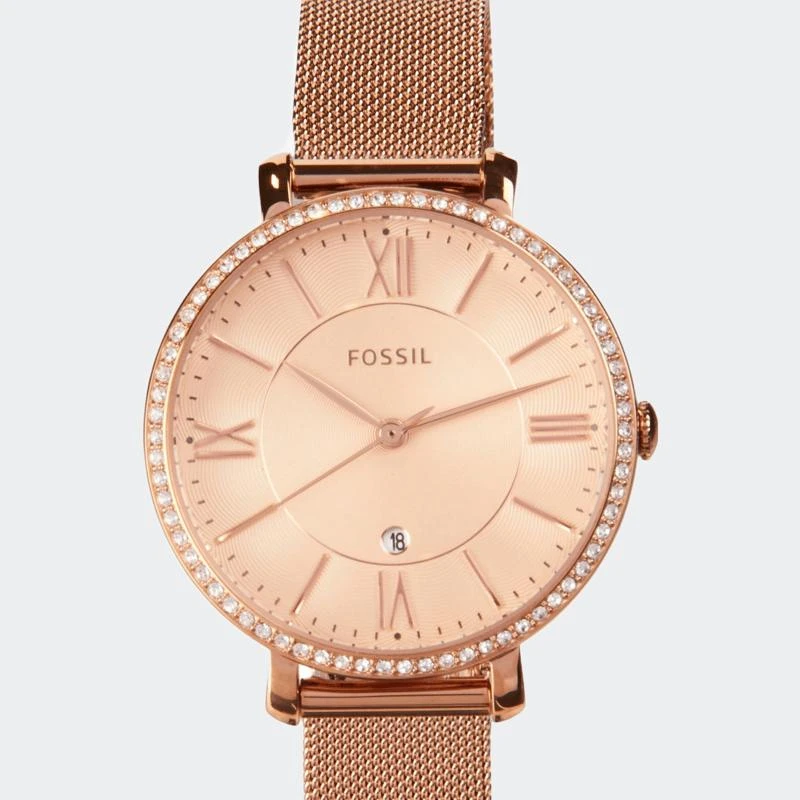 商品Fossil|Womens Jacqueline ES4620 Stainless-Steel Japanese Quartz Dress Watch,价格¥742,第1张图片