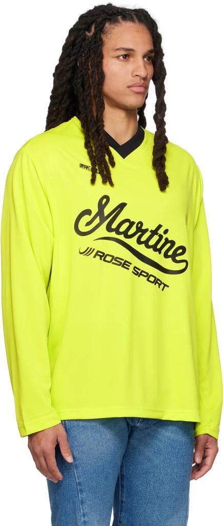 商品Martine Rose|Yellow Twist Long Sleeve T-Shirt,价格¥1596,第2张图片详细描述