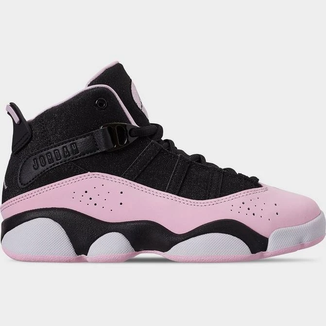商品Jordan|Girls' Little Kids' Air Jordan 6 Rings Basketball Shoes,价格¥446,第1张图片
