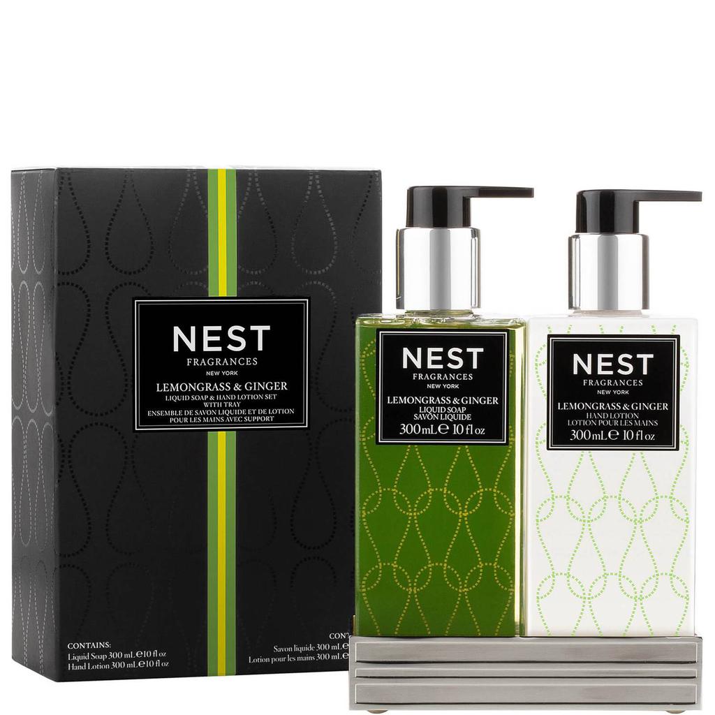 NEST Fragrances Lemongrass & Ginger Liquid Soap & Hand Lotion Set 10 oz商品第1张图片规格展示