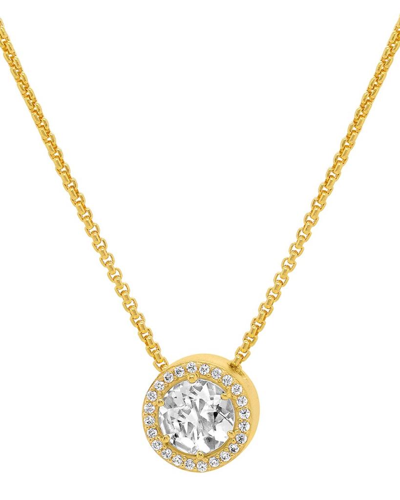 Dean Davidson Signature 22K Plated Gemstone Pendant Necklace商品第1张图片规格展示