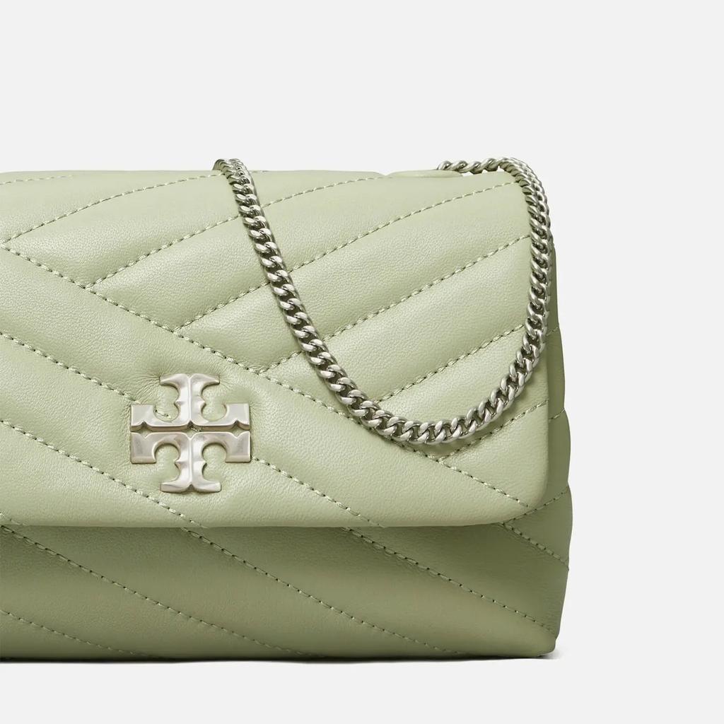 商品Tory Burch|Tory Burch Women's Kira Chevron Mini Bag - Pine Frost,价格¥3050,第5张图片详细描述