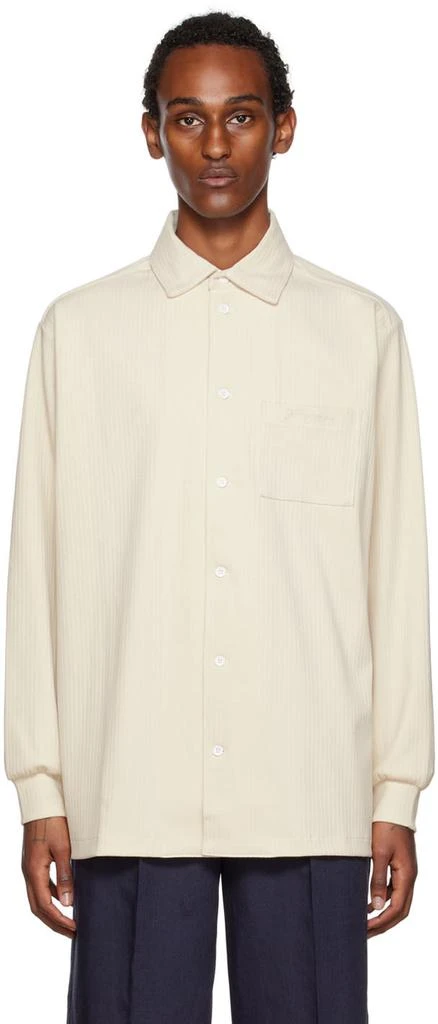 商品Jacquemus|Beige 'La Chemise Machou' Shirt,价格¥885,第1张图片