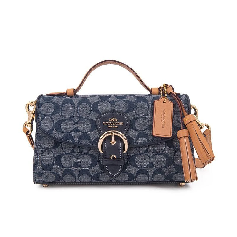 商品Coach|美国直邮COACH蔻驰专柜款女士香布蕾手提单肩包斜挎包 C8513,价格¥3488,第1张图片