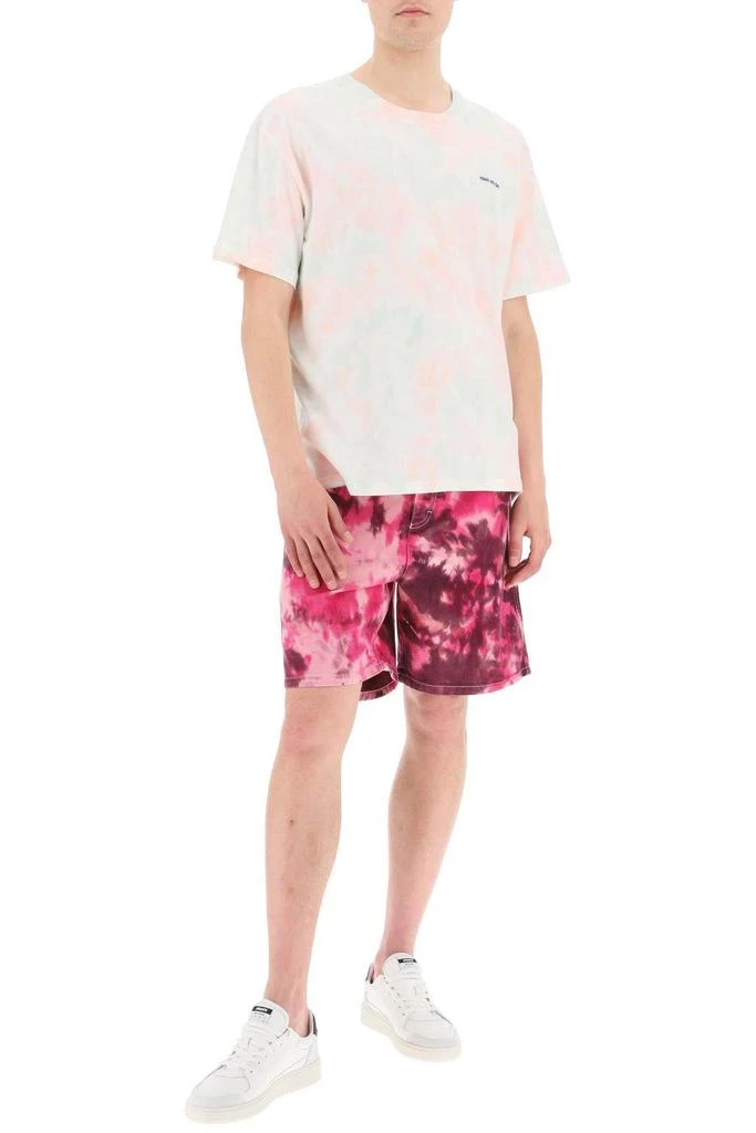 商品AMI|TIE-DYE DENIM BERMUDA SHORTS,价格¥650,第2张图片详细描述