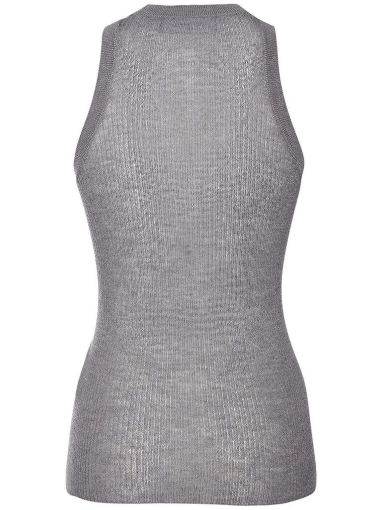 商品DSQUARED2|Wool Jersey Ribbed Tank Top,价格¥1837,第3张图片详细描述