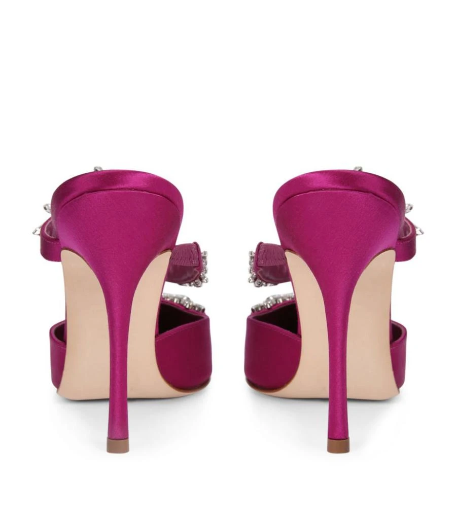 商品Manolo Blahnik|Satin Lurum Mules 105,价格¥6660,第2张图片详细描述