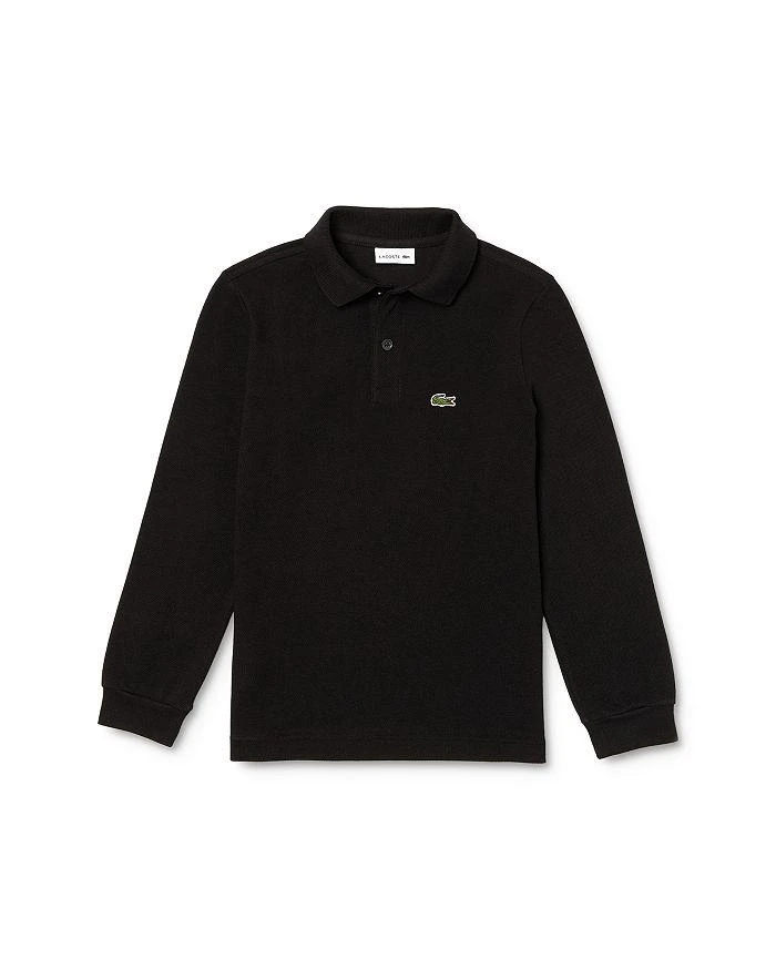 商品Lacoste|Boys' Classic Piqué Long-Sleeve Polo - Little Kid, Big Kid,价格¥309,第1张图片