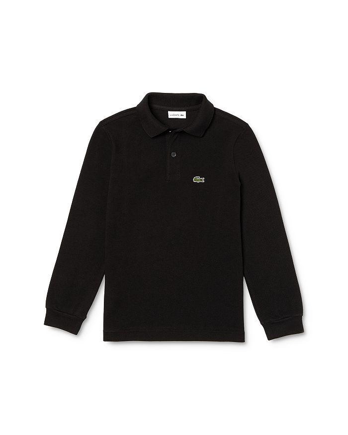 商品Lacoste|Boys' Classic Piqué Long-Sleeve Polo - Little Kid, Big Kid,价格¥405,第3张图片详细描述