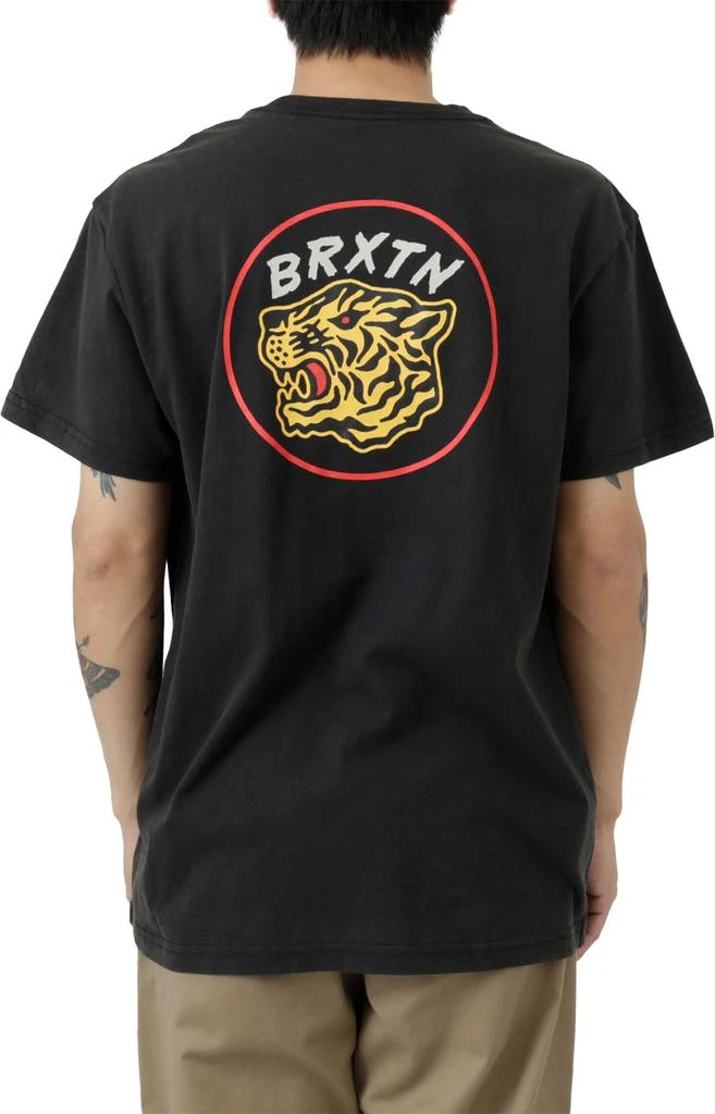 商品Brixton|Kit T-Shirt - Black Worn Wash,价格¥96,第3张图片详细描述