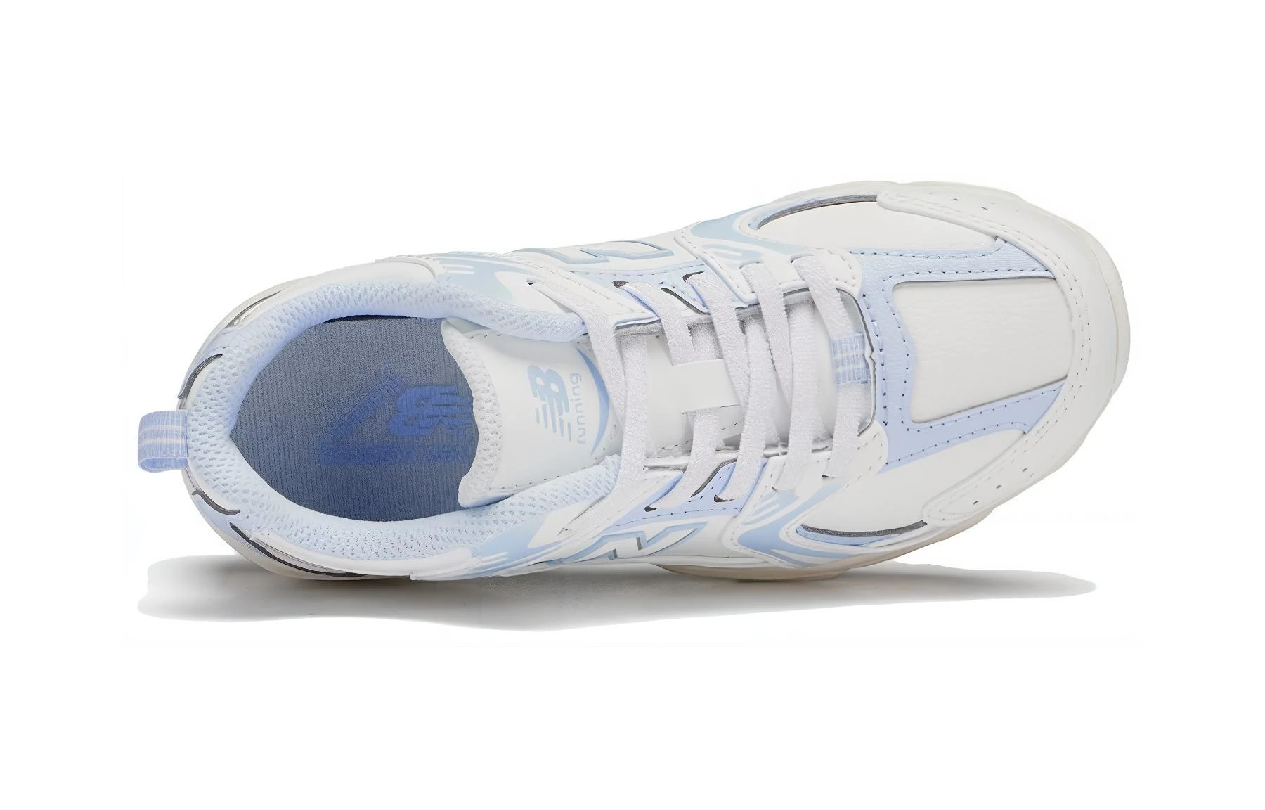 商品[国内直发] New Balance|[预售3天]NB 530系列 防滑耐磨 低帮 儿童休闲鞋 白蓝 中小童,价格¥536,第4张图片详细描述