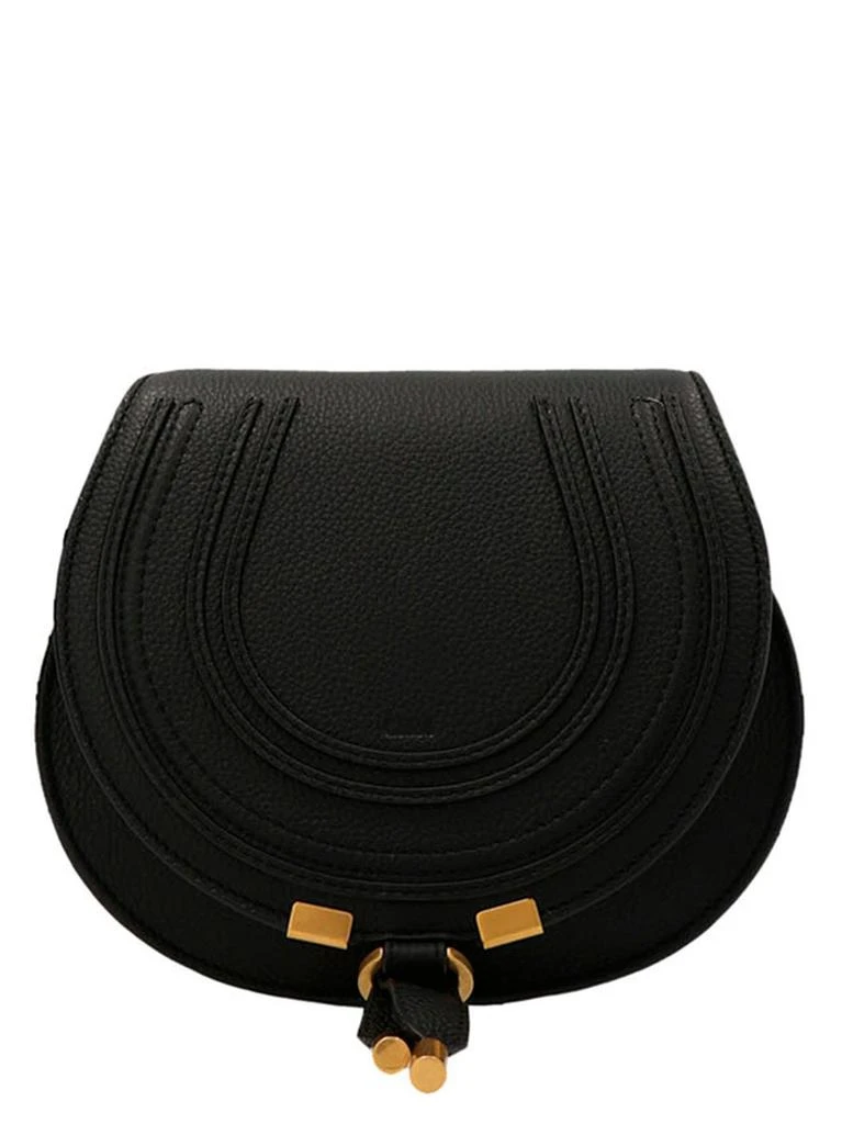 商品Chloé|Saddle Small Marcie Crossbody Bags Black,价格¥6061,第1张图片