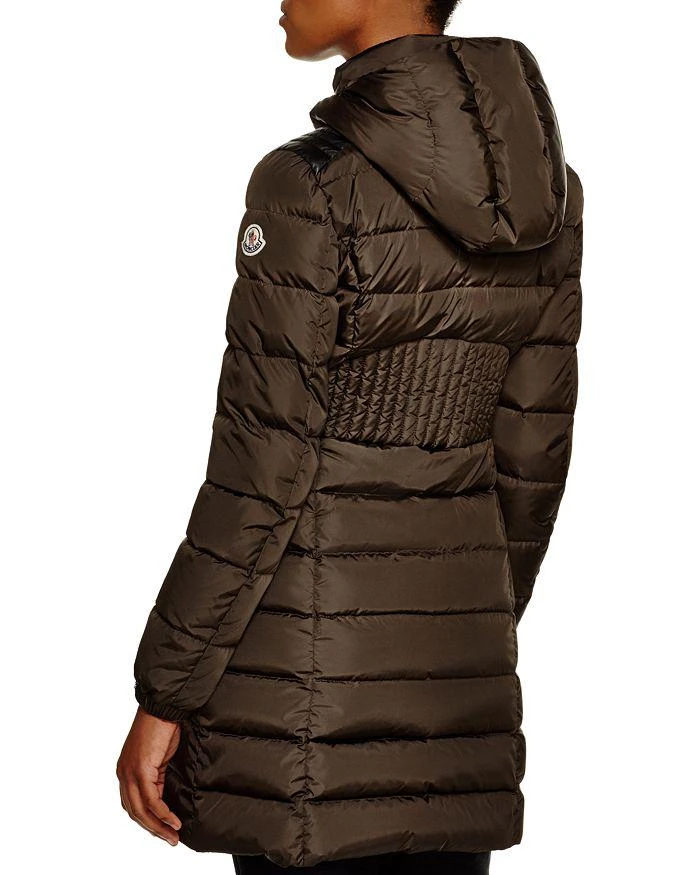 商品Moncler|Women's Orophin Leather Shoulder-Inset Down Coat,价格¥12408,第2张图片详细描述