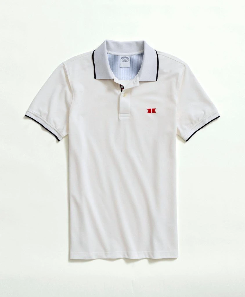 商品Brooks Brothers|Golden Fleece® Slim-Fit Supima® Tipped Polo Shirt,价格¥490,第1张图片