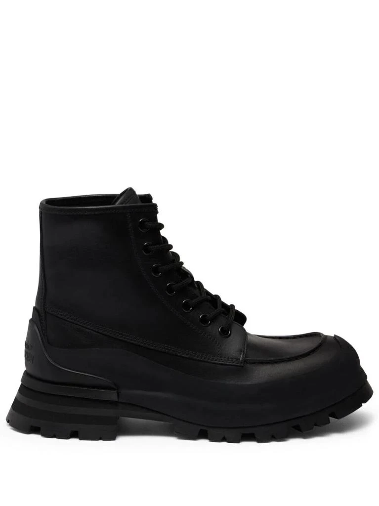 商品Alexander McQueen|Wander lace up boots,价格¥7301,第1张图片