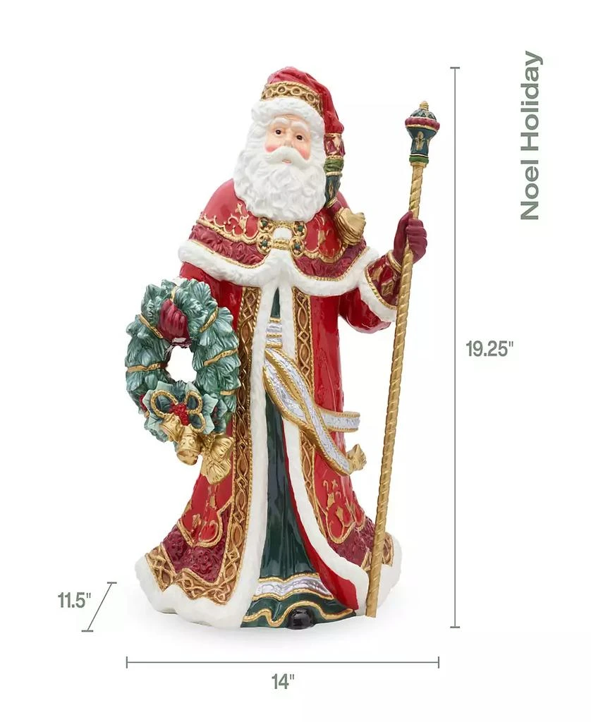 商品Fitz and Floyd|Noel Holiday Grand Santa Figurine, 19.25-in,价格¥2355,第4张图片详细描述