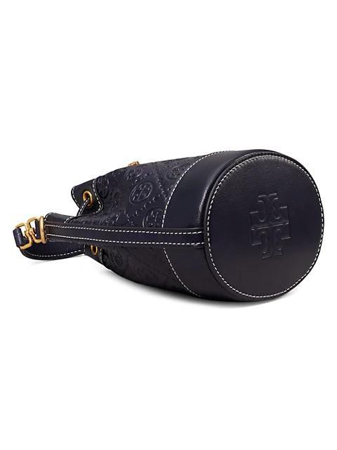商品Tory Burch|Mini T Monogram Leather Bucket Bag,价格¥2925,第7张图片详细描述