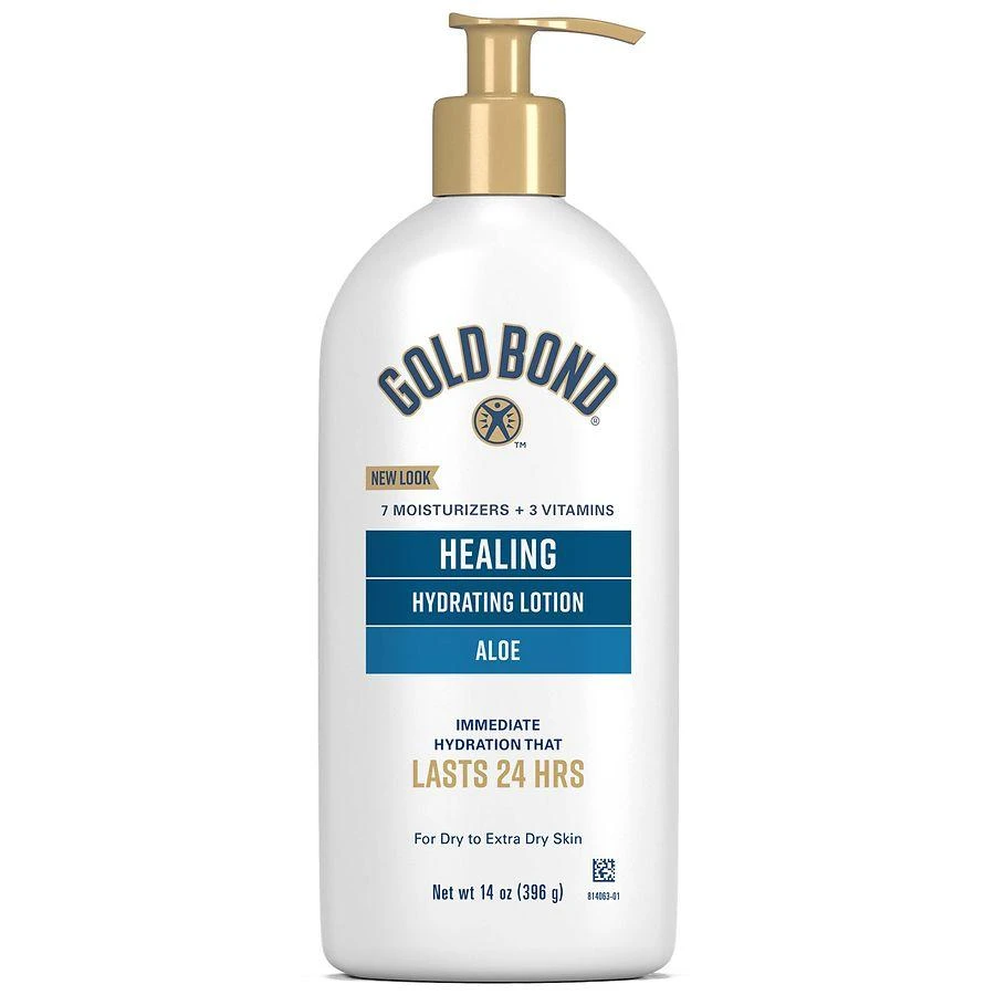 商品Gold Bond|Healing Hydrating Lotion, With Aloe, 24 Hour Hydration Fresh Clean,价格¥89,第1张图片