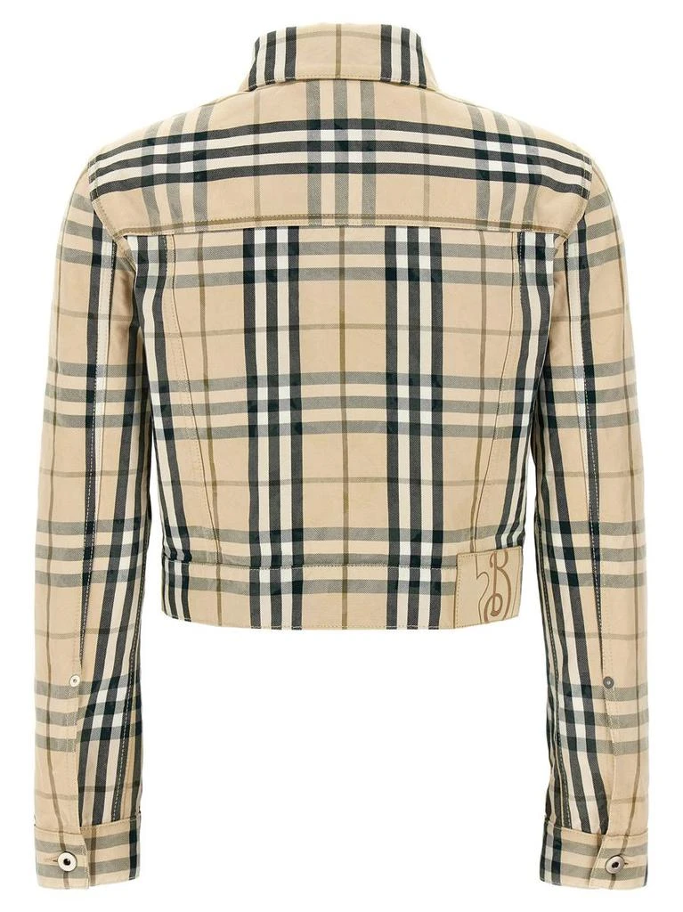 商品Burberry|Burberry Check Denim Jacket,价格¥8408,第2张图片详细描述