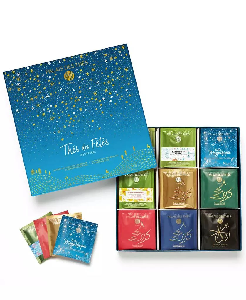 商品Palais des Thés|Limited Edition- Festive Teas Assortment Gift Set, 54 Tea Bags,价格¥404,第1张图片