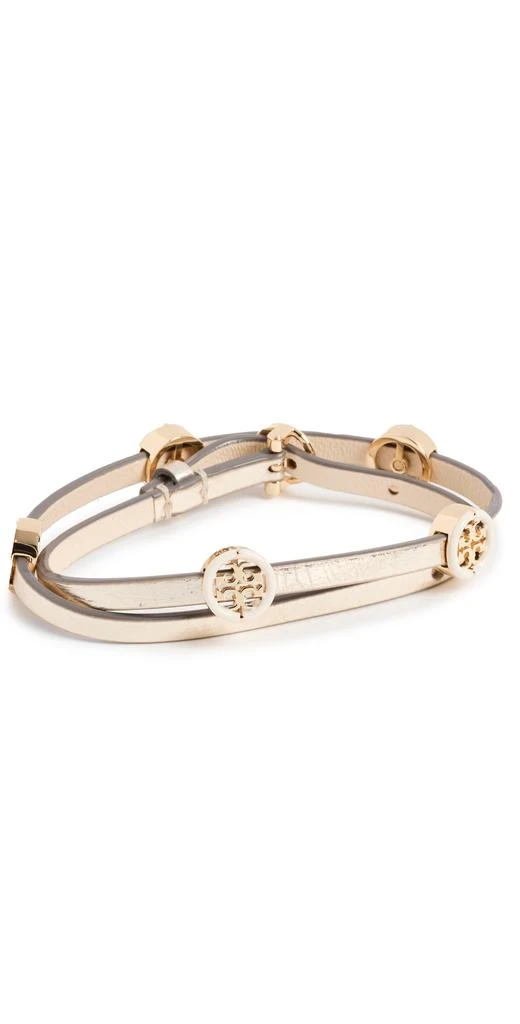 商品Tory Burch|Tory Burch Miller 珐琅双环绕式手链,价格¥823,第1张图片